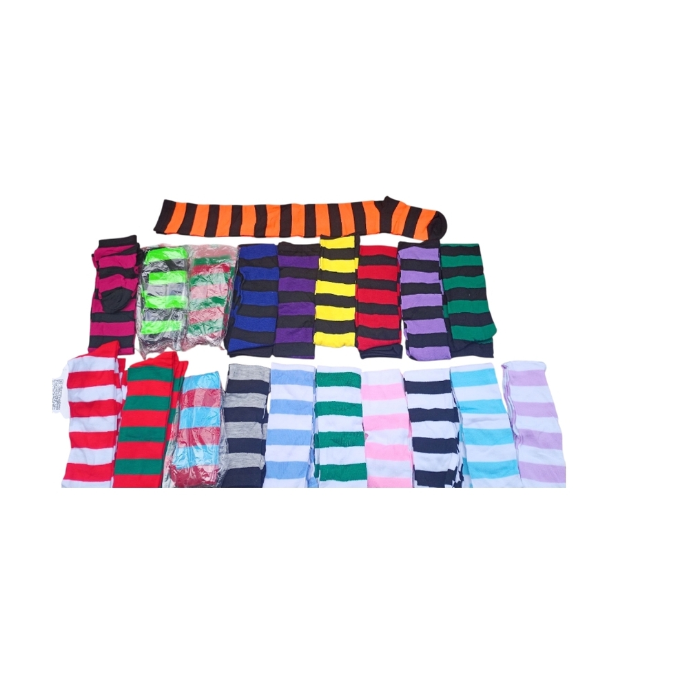 Striped Knee-High Socks Assorted Colors One Pair U Pick Nwt